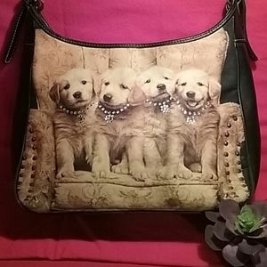 Darling Retriever Puppy Purse
